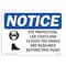 Signmission OSHA Sign, Eye Protection Lab Coats And With, 10in X 7in Rigid Plastic, 10" W, 7" H, Landscape OS-NS-P-710-L-12360 - alternate 1